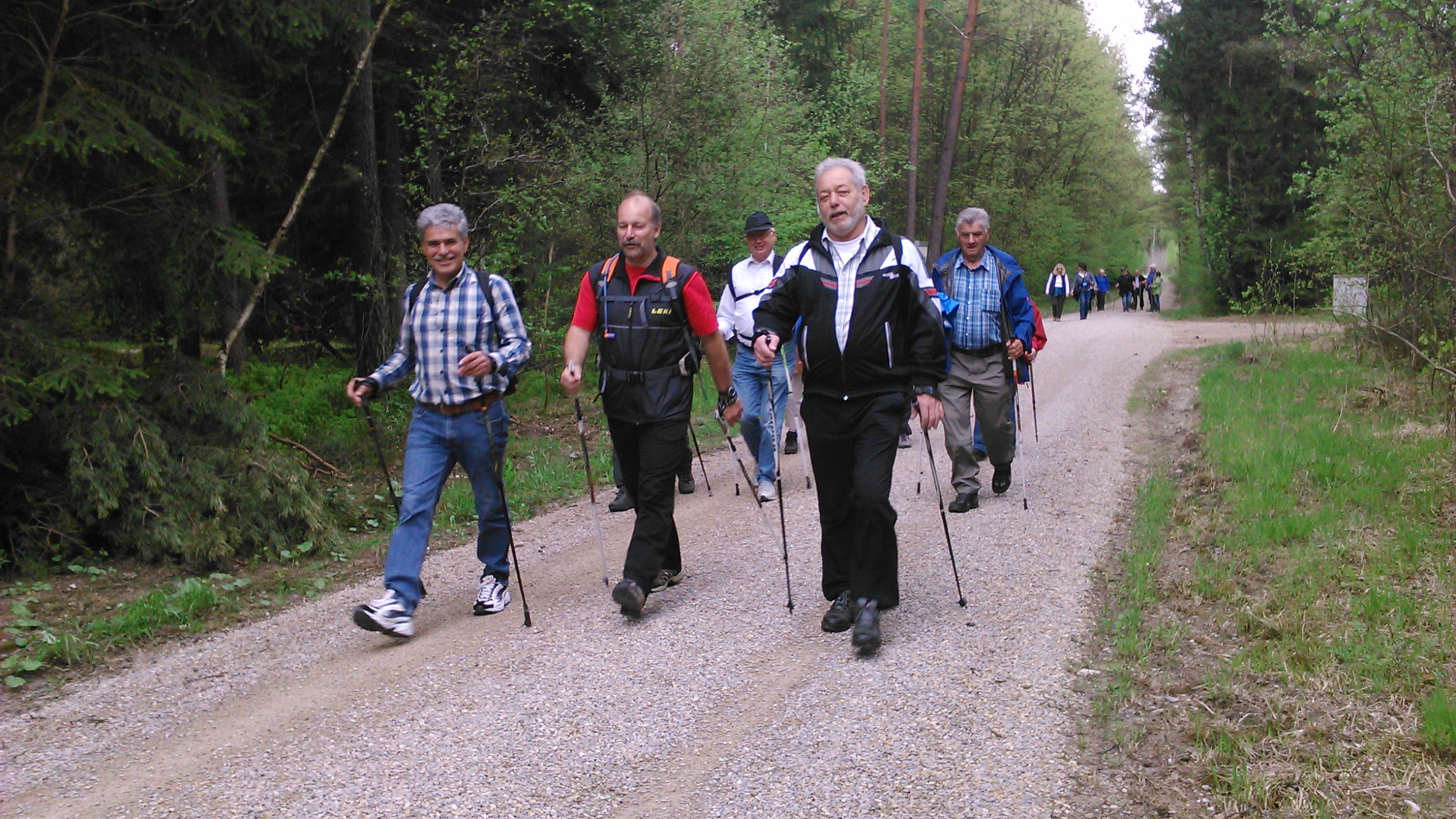 Gelungener Nordic Walking Tag des BVS Bezirk Mittelfranken