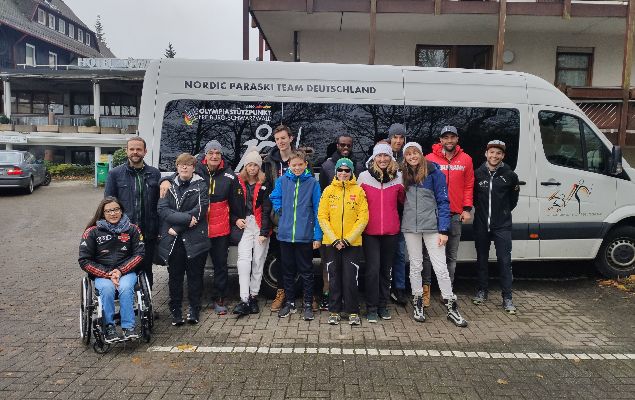 Nachwuchslehrgang Para Ski nordisch in Freiburg mit einem neuen Gesicht